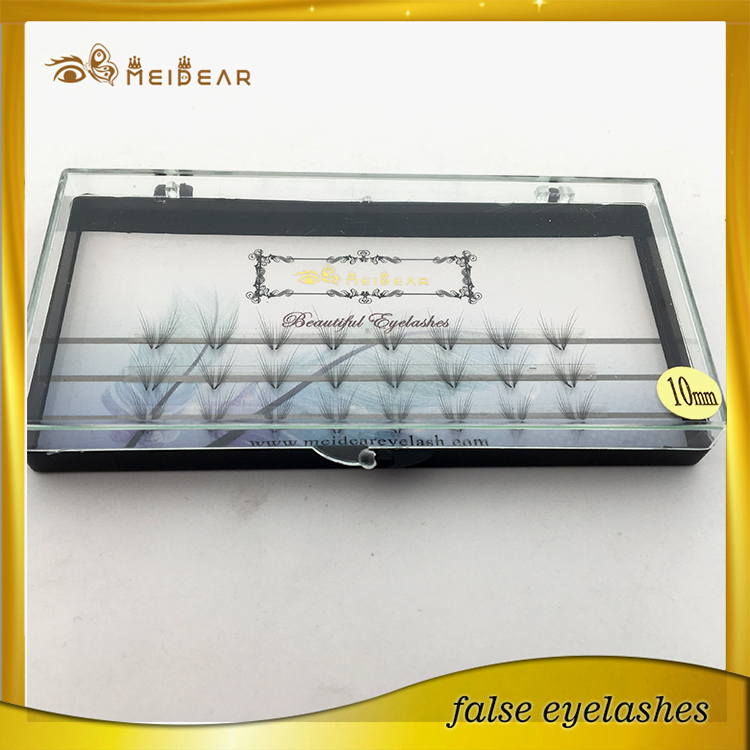 Most cheapest russian volume lashes with custom box OEM service